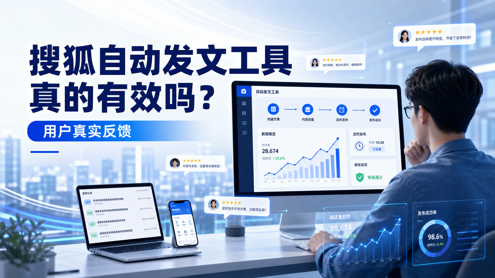 搜狐自动发文工具真的有效吗？梧州用户的真实反馈