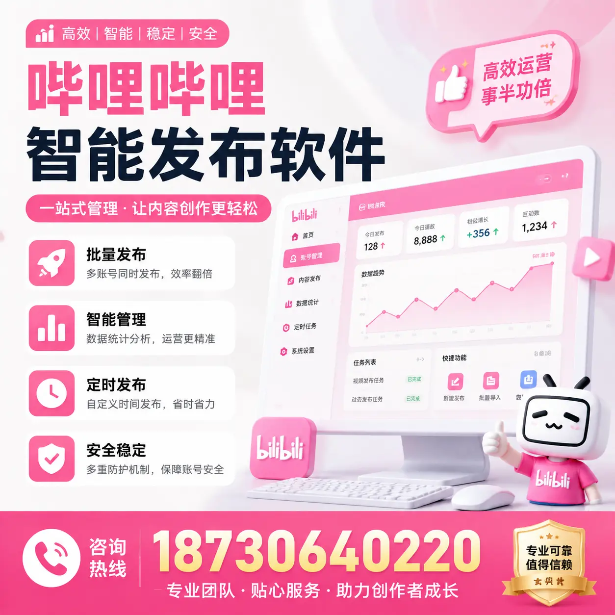 如何评估哔哩哔哩智能发布软件的ROI？梧州 企业必读